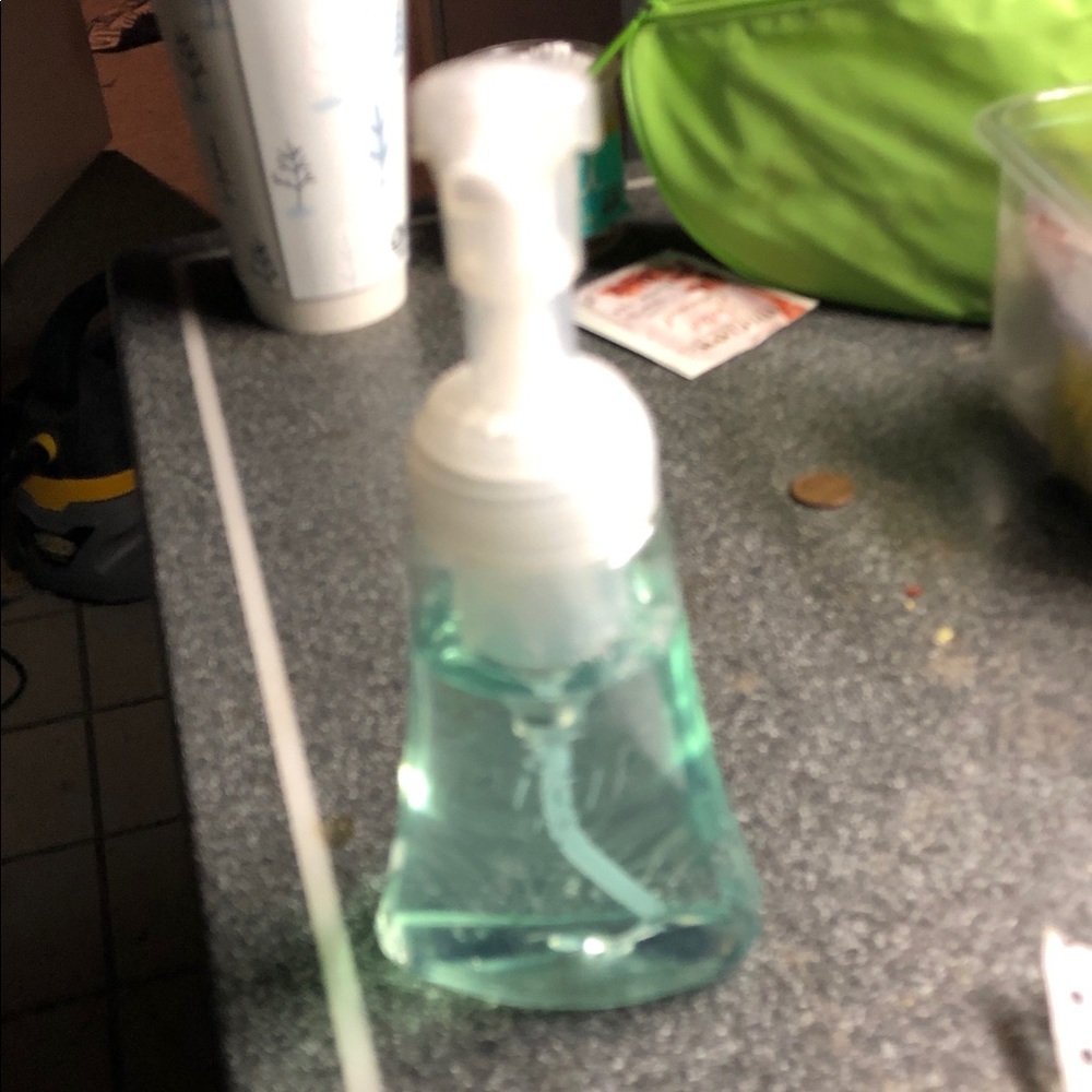 Dial Liquid Foaming Hand Soap Dispenser - Aqua green tea scent